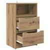 vidaXL Bedside Table Artisan Oak 40 x 30 x 467 cm Engineered Wood