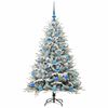 vidaXL Artificial Pre-lit Christmas Tree with Ball Set Green 150 cm