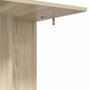 vidaXL Side Table Sonoma Oak 45 x 40 x 62.5 cm Engineered Wood
