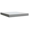vidaXL Box Spring Bed with Mattress Light Grey 180x200 cm Fabric