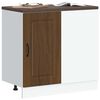 vidaXL Kitchen Base Cabinet Kalmar Brown Oak Engineered Wood