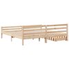 vidaXL Bed Frame without Mattress 200x200 cm Solid Wood Pine