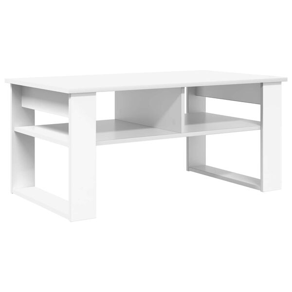 vidaXL Coffee Table with Storage White 96 x 54 x 44 cm Engineered Wood
