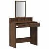 vidaXL Dressing Table Brown Oak 79 x 41 x 140 cm Engineered Wood