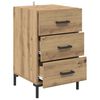 vidaXL Bedside Cabinet Artisan Oak 40 x 40 x 66 cm Engineered Wood