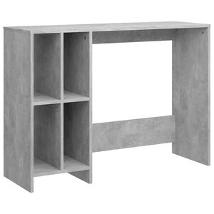 vidaXL Notebook Desk Concrete Grey 102.5x35x75 cm Engineered Wood