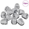 vidaXL Hex Acorn Nuts 12 pcs Silver M8 Metal