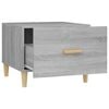 vidaXL Coffee Table Grey Sonoma 50x50x40 cm Engineered Wood