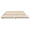 vidaXL Floor Bed Frame White 140 x 190 cm Solid pine wood