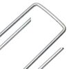 vidaXL Ground Pegs U Shape 25 pcs 15x3.5 cm Galvanised steel