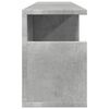 vidaXL Wall Cabinet 80x20x30 cm Concrete Grey Engineered Wood