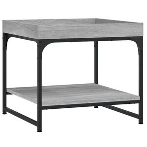 vidaXL Coffee Table Grey Sonoma 49.5x49.5x45 cm Engineered Wood