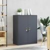 vidaXL Storage Cabinet Anthracite 80 x 40 x 105 cm Steel