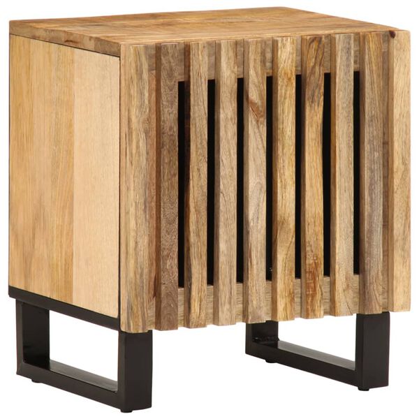 vidaXL Bedside Cabinets 2 pcs 40x34x46 cm Solid Wood Rough Mango