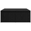 vidaXL Coffee Table Black oak 80 x 80 x 31 cm Engineered wood