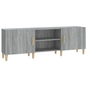 vidaXL TV Cabinet Grey Sonoma 150x30x50 cm Engineered Wood