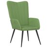 vidaXL Relaxing Chair Light Green Velvet