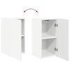 vidaXL TV Cabinet Set Wall-mounted 6 pcs White Engineered Wood