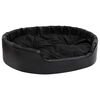 vidaXL Dog Bed | Black | Faux leather | Medium | Dog Bed | Rectangular