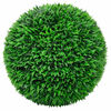 vidaXL Artificial Boxwood Balls with LED Lights 2 pcs Green 55 cm