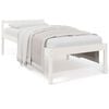 vidaXL Senior Bed without Mattress White 75x190cm Small Single