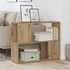 vidaXL Book Cabinet/Room Divider Artisan Oak 80x24x63 cm
