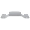 vidaXL Flush Mount Bracket 419 pcs Silver 75 x 66 mm Steel