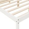 vidaXL Senior Bed without Mattress White 120x190cm Small Double