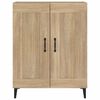 vidaXL Sideboard Sonoma Oak 69.5x34x90 cm Engineered Wood