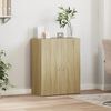 vidaXL File Cabinet Sonoma Oak 60x32x77.5 cm Engineered Wood