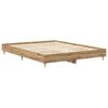vidaXL Bed Frame No Mattress Artisan Oak 150x200 cm King Size Engineered Wood