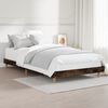 vidaXL Bed Frame without Mattress Smoked Oak 90x200 cm Engineered Wood