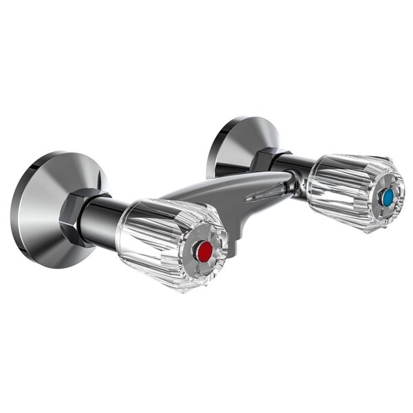 SCH&Uuml;TTE 2-Handle Shower Mixer SAVINO Chrome