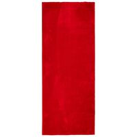 vidaXL Rug HUARTE Short Pile Soft and Washable Red 80x200 cm
