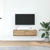 vidaXL TV Cabinet Artisan oak 100 x 31 x 25.5 cm Engineered wood
