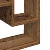 vidaXL Wall Shelf Old Wood 36x16x90 cm Engineered Wood