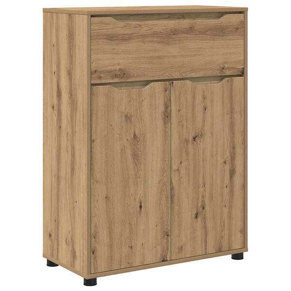 vidaXL Bathroom Cabinet with Drawer Artisan Oak 72.5 x 36.5 x 100 cm