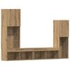 vidaXL TV Cabinet 4 pcs Artisan oak Engineered wood