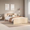 vidaXL Bookcase Bed without Mattress 120x190cm Small Double Solid Wood Pine