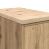 vidaXL Garage Storage Cabinet Artisan Oak 30x51x85 cm Solid Wood Pine