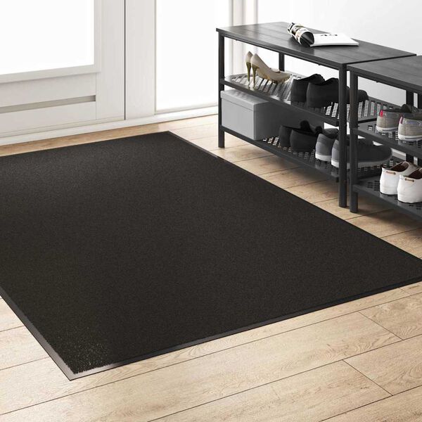 vidaXL Doormat Black 120 x 180 cm 100% Polyamide