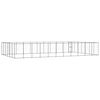 vidaXL Outdoor Dog Kennel Steel 79.86 m&sup2;