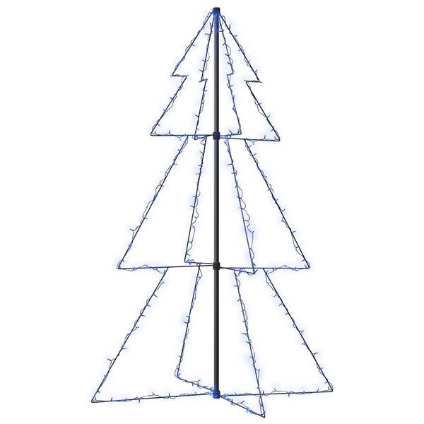vidaXL Christmas Cone Tree 200 LEDs Indoor and Outdoor 98x150 cm