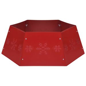 vidaXL Christmas Tree Skirt Red &Oslash;68x25 cm