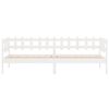 vidaXL Day Bed without Mattress White 80x200 cm Solid Wood Pine