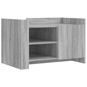 vidaXL Coffee Table Grey Sonoma 80x50x50 cm Engineered Wood