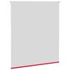 vidaXL Roller Blind Blackout Red 120x130 cm Fabric Width 116.6 cm Polyester