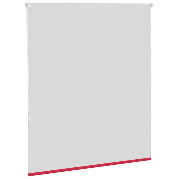 vidaXL Roller Blind Blackout Red 120x130 cm Fabric Width 116.6 cm Polyester