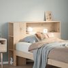 vidaXL Headboard with Storage 100 cm Solid Wood Pine