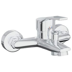 vidaXL Shower Mixer Tap Chrome G 1/2 inches